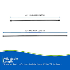 Steel Adjustable Shower Rod