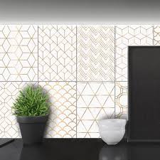 Vinyl Stickers Geometric Tile Decals