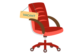 Vacant Work Seat Icon Red Computer