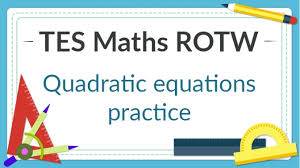 Solving Quadratic Equations Archives
