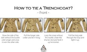 How To Tie A Trench Coat How To