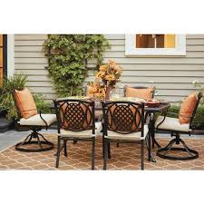 Hampton Bay Belcourt 7 Piece Metal