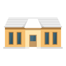 Small Smart Home Icon Flat Ilration