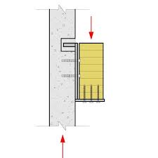 Beam Parallel To Wall Connected To Face