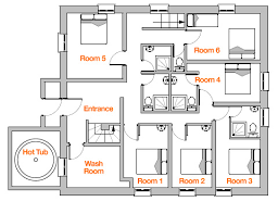 Chalet Floor Plan Ice And Orange