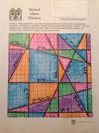 Stained Glass Math Activity Linear
