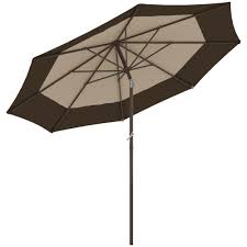 Outsunny 9 X 9 Ft Patio Umbrella With