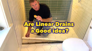 Linear Drains For Curbless Showers