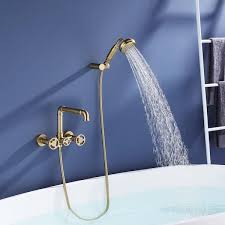 Flg 2 Handle Claw Foot Tub Faucet With