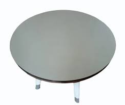 Round Glass Top Tea Table