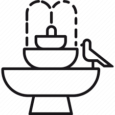 Bird Bird Bath Decoration Fountain