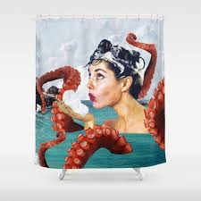 Ursula The Sea Creature Shower Curtain