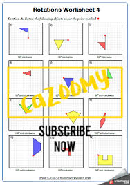 Rotation Worksheets Practice