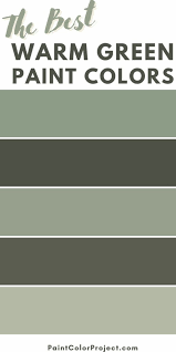 The Best Warm Green Paint Colors For