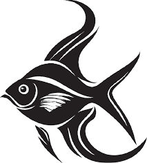 Marine Majesty Fish Vector Icon Logo Design