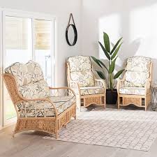 Buy Java Cane Conservatory Set High