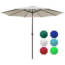 Crank Patio Umbrella In Beige Ap9388ctb