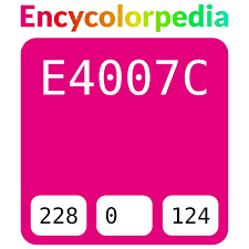 Mexican Pink E4007c Hex Color Code