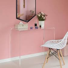 Rectangle Glass Console Table