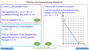 Perpendicular And Parallel Gradients