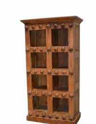 Teak Wood Antique Wooden Bookshelf