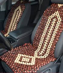 Wood Front Seat Cover Car Biege Seat
