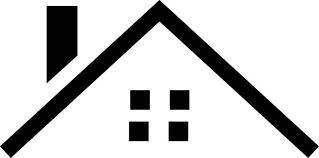 House Roof Icon On White Background