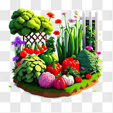 Vegetables And Flowers Png