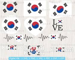 South Korea Svg National Flag Korean
