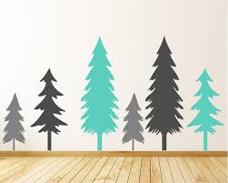 Pine Tree Wall Decal Pine Tree Forest