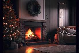 Fireplace Ilrations Stock