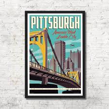 Pittsburgh Poster Pittsburgh Wall Art