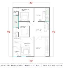 30 40 House Plan 30 40 Duplex House
