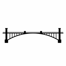 Arched Bridge Vector Art Icons And