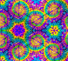 Psychedelic Purple Rainbow Tie Dye