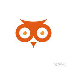 Abstract Owl Logo Icon Design Wall