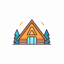 22 159 238 Mountain Cabin Vector Images