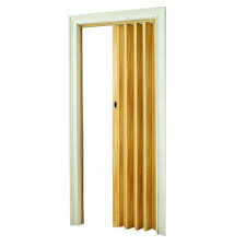 Fusion Vinyl Light Wood Accordion Door