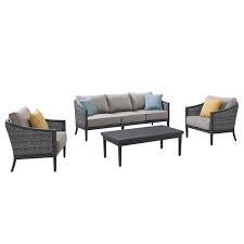 Ove Decors Kelsey 4 Piece Woven Seating