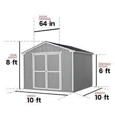 Do It Yourself Princeton Premier 10 Ft W X 10 Ft D Outdoor Wood Storage Shed 100 Sq Ft