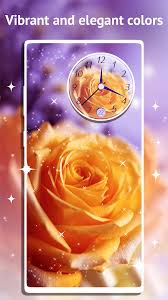 Rose Clock Live Wallpaper Apk