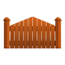Wood Fence Gate Icon Cartoon Of Wood