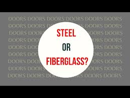 Steel And Fiberglass Door
