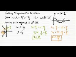 Solving Trigonometric Equations