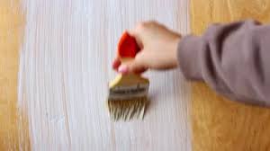 Painting Brush With White Acrylic Paint