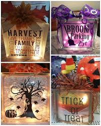 Fall Glass Block Crafts