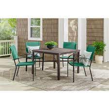Square Steel Outdoor Patio Dining Table