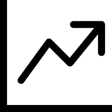 Graph Up Icon For Free