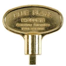 Blue Flame Universal Key 3 In Polished Brass