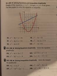 Solved Solving Equations And
